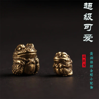 Tibetan Buddhist Mala Brass Toad Disciple Beads Back Cloud Spacer Set for Vajra Star Moon Bodhi Unisex Handmade Daily Wear Gift