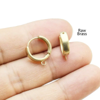 10pcs Round Earring Hoops, Huggie Hoop Earrings, Statement Earrings, 17x15mm, Earring Supplies -R1008