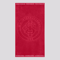 Toalha De Banho Bouton Internacional Jacquard Vermelha
