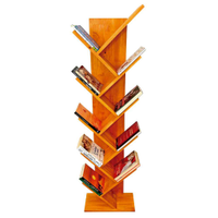 Estante de Madeira para Livros Tree Alta Carvalho
