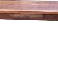 Mesa Lisa Em Madeira De Demolição - Cód 70