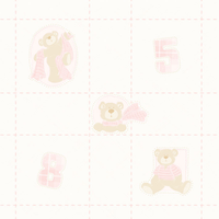 Papel De Parede Urso 3322 + Cola Grátis
