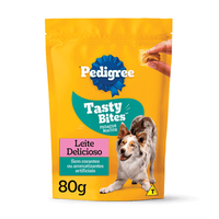 Petisco Pedigree Tasty Bites Cães Adultos Leite Delicioso - 80g