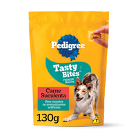 Petisco Pedigree Tasty Bites para Cães Adultos Carne Suculenta