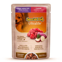Ração Úmida Special Dog Ultralife Cães Adultos Raças Pequenas Carne - 100 g