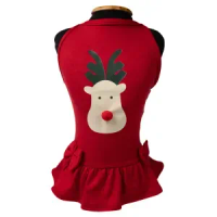 Vestido Natal Rena Vermelha Fábrica Pet