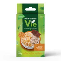 Petisco Pet Nutrition Vie para Cães Banana, Mel e Aveia - 50 g