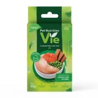 Petisco Pet Nutrition Vie para Cães Frango e Legumes - 50 g