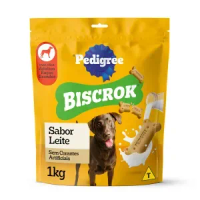 Biscoito Pedigree Biscrok Cães Adultos Raças Grandes 500g.