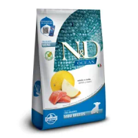 Ração N&D Ocean Cães Filhotes Raças Pequenas Salmão e Melão