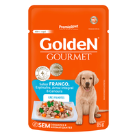 Ração Úmida Golden Gourmet Cães Filhotes Frango - 85 g