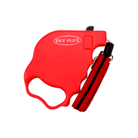 Guia Retrátil Premium Pet Flex Vermelha