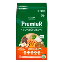 Ração Premier Seleção Natural Cães Adultos Pequeno Porte Frango com Chia e Quinoa