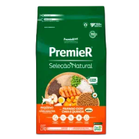 Ração Premier Seleção Natural Cães Adultos Pequeno Porte Frango com Chia e Quinoa