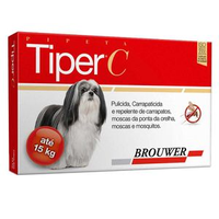 Tiper C para Cães até 15kg Pipeta Brouwer - Único