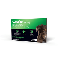Capstar 57mg: antipulgas para cães de 11,4 a 57 kg