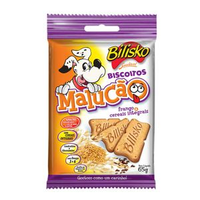 Petisco Biscoito Bilisko Malucão Frango e Cereais - 65 g