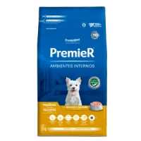 Ração Premier Ambientes Internos Cães Filhotes Raças Pequenas