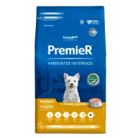 Ração Premier Ambientes Internos Cães Filhotes Raças Pequenas
