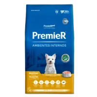 Ração Premier Ambientes Internos Cães Filhotes Raças Pequenas