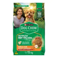 Ração Dog Chow Cães Adultos Minis e Pequenos Carne, Frango e Arroz