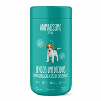 Lenços Umedecidos para Filhotes Animalíssimo - 75 unidades