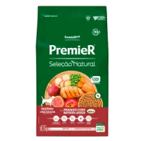 Ração Premier Seleção Natural Cães Adultos Raças Pequenas Frango com Batata Doce