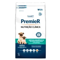 Ração Premier Nutrição Clínica Hipoalergênico Cães Raças Pequenas Proteína Hidrolisada