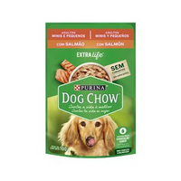 Ração Úmida Dog Chow Cães Adultos Mini e Pequenos Salmão - 100 g