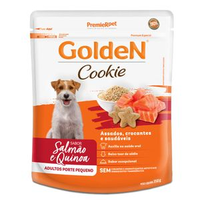 Cookie Golden Cães Adultos Porte Pequeno Salmão e Quinoa - 350 g