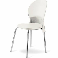 Cadeira Base Cromada Linha Polipropileno Milano
