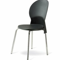 Cadeira Base Cromada Linha Polipropileno Milano