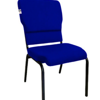 Cadeira Empilhável para Igrejas Evangélicas Linha Church Azul