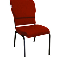 Cadeira Empilhável para Igrejas Evangélicas Linha Church Vermelho