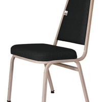 Cadeira Empilhável para Hotelaria Linha Hotel Jersey Preto
