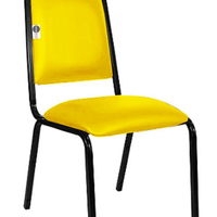Cadeira Empilhável para Hotelaria Linha Hotel Fremont Amarelo