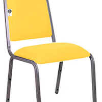 Cadeira Empilhável para Hotelaria Linha Hotel Fremon Amarelo
