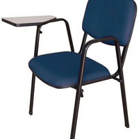 Cadeira Escolar Universitária para Auditórios Linha Hotel Azul