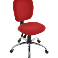 Cadeira Executiva com Back System Cromada Linha Lombar