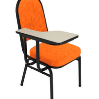 Cadeira Universitária para Auditório Linha Hotel Laranja