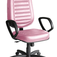 Cadeira Presidente para Escritório Linha Blenda Rosa