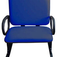 Cadeira de Escritório Linha Messina Suporta até 250kg Azul