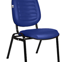 Cadeira Empilhável para Igrejas Evangélicas Linha Holy Azul