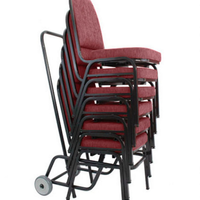 06 Cadeiras para Hotel e Auditório Linha Hotel Vermelho