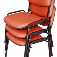 03 Cadeiras para Auditórios Linha Hotel Auditório Vermelho