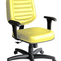 Cadeira Diretor para Escritório Linha Blenda Amarelo