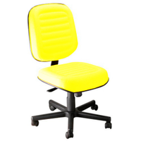 Cadeira para Escritório Diretor Gomada Linha Blenda Amarelo
