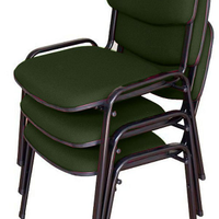03 Cadeiras para Auditórios Linha Hotel Auditório Verde