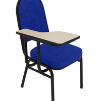 Cadeira Universitária para Auditório Linha Hotel Azul