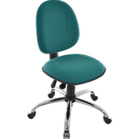 Cadeira Executiva Base Giratória Cromada Linha Office Plus